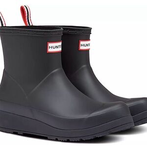 Hunter Classic Black Ankle Boots